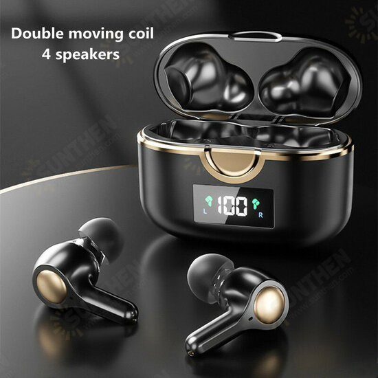 T22 TWS Led Wireless Headphones HiFi Stereo HD Earbuds bluetooth Earphone Touch Control Sports Headset with Mic