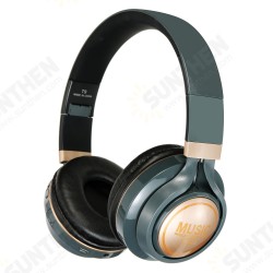 T9 bluetooth Headphone Wireless Headset Foldable TF Card AUX Sport RGB Light Gaming Headset with Mic