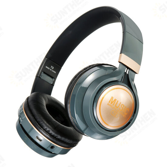 T9 bluetooth Headphone Wireless Headset Foldable TF Card AUX Sport RGB Light Gaming Headset with Mic T9 bluetooth Headphone Wireless Headset Foldable TF Card AUX Sport RGB Light Gaming Headset with Mic