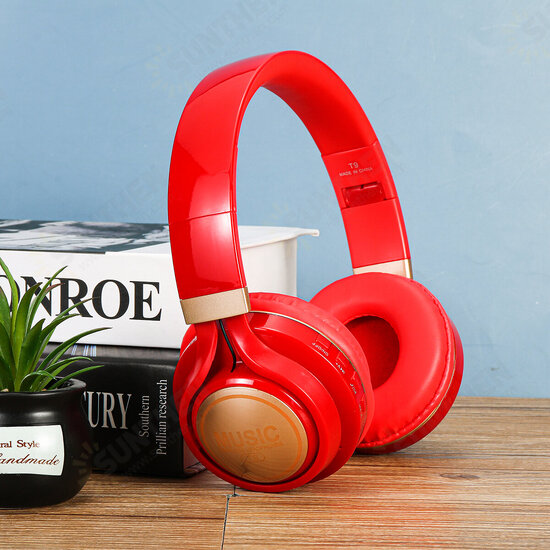 T9 bluetooth Headphone Wireless Headset Foldable TF Card AUX Sport RGB Light Gaming Headset with Mic T9 bluetooth Headphone Wireless Headset Foldable TF Card AUX Sport RGB Light Gaming Headset with Mic