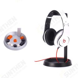 Universal Metal Texture with Storage Base Headphone Holder Headset Desktop Display Holder Mount Bracket for Beats Universal Metal Texture with Storage Base Headphone Holder Headset Desktop Display Holder Mount Bracket for Beats
