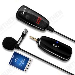 V30U UHF Wireless Lavalier Microphone Mini Portable Lapel Collar Clip-on Mic with Receiver Transmitter for Youtube Live Interview Phone Pad PC Android Recorder DSLR V30U UHF Wireless Lavalier Microphone Mini Portable Lapel Collar Clip-on Mic with Receiver Transmitter for Youtube Live Interview Phone Pad PC Android Recorder DSLR