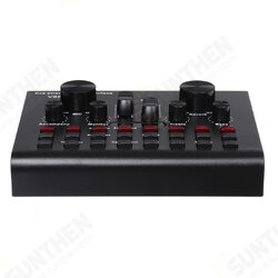 V8S bluetooth Sound Card Live Sound Card Dual DSP Noise Reduction Computer Tablet Sound Card V8S bluetooth Sound Card Live Sound Card Dual DSP Noise Reduction Computer Tablet Sound Card