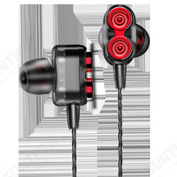 Wired Earphone HIFI Stereo Dual Dynamic Noise Reduction Earbuds 3.5MM Sports Music Gaming In-Ear Headphones witth Mic Wired Earphone HIFI Stereo Dual Dynamic Noise Reduction Earbuds 3.5MM Sports Music Gaming In-Ear Headphones witth Mic
