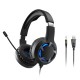 Wired Headphones Stereo Bass Surround Gaming Headset for PS4 New for Xbox One PC with Mic