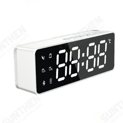 Wireless bluetooth Speaker Dual Alarm Clock Bedroom Home Soundbar TF Card AUX Stereo Music Speaker Wireless bluetooth Speaker Dual Alarm Clock Bedroom Home Soundbar TF Card AUX Stereo Music Speaker