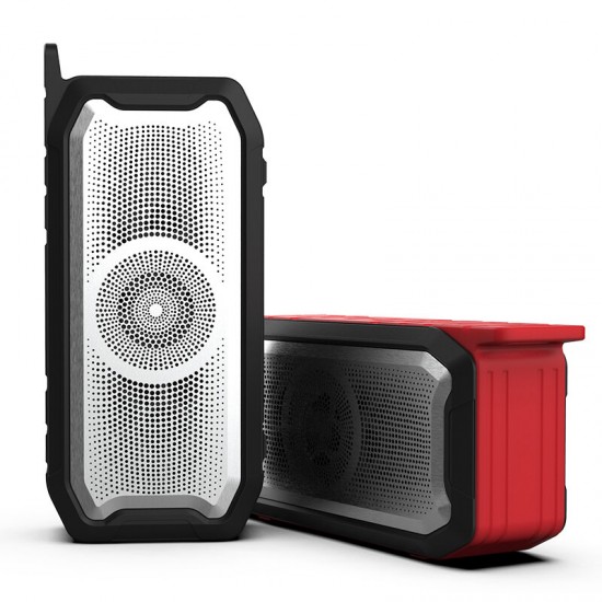 X3 bluetooth Speaker Super Bass Stereo Surround Sound FM Radio TF Card Boombox AUX-In IPX7 Waterproof 1200mAh Portable Outdoor Soundbar with Mic