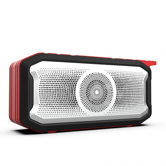 X3 bluetooth Speaker Super Bass Stereo Surround Sound FM Radio TF Card Boombox AUX-In IPX7 Waterproof 1200mAh Portable Outdoor Soundbar with Mic