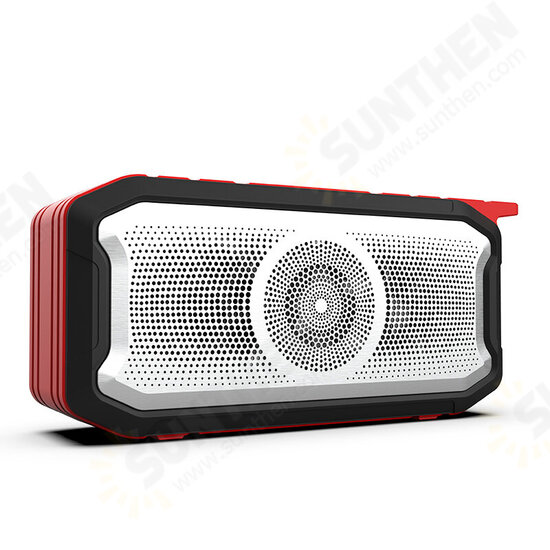 X3 bluetooth Speaker Super Bass Stereo Surround Sound FM Radio TF Card Boombox AUX-In IPX7 Waterproof 1200mAh Portable Outdoor Soundbar with Mic