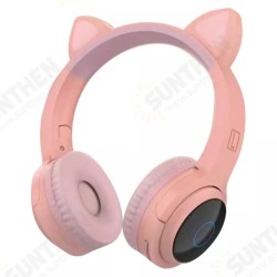 XY-203 Wireless bluetooth Headphones HIFI Stereo TF Card Aux-In Luminous Cute Cat Ear Head-Mounted Headset with Mic XY-203 Wireless bluetooth Headphones HIFI Stereo TF Card Aux-In Luminous Cute Cat Ear Head-Mounted Headset with Mic