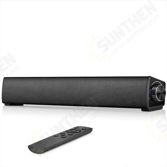 Y8 bluetooth Soundbar Bass Stereo 20W 45MM Dual Drivers Soundbox TF Card AUNX-In 2000mAh Remote Control Speaker with Mic