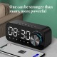 ZXL-B126 Alarm Clock bluetooth 5.0 Speaker Digital Display LED Wireless Subwoofer Music Player Mirror Dual Alarm Clock ZXL-B126 Alarm Clock bluetooth 5.0 Speaker Digital Display LED Wireless Subwoofer Music Player Mirror Dual Alarm Clock