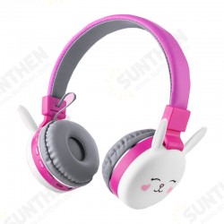 bluetooth V5.0 Headphones HD Stereo TF Card Wireless Foldable Headset Cartoon Animal Rabbit Cat Music Eeadphone with Mic bluetooth V5.0 Headphones HD Stereo TF Card Wireless Foldable Headset Cartoon Animal Rabbit Cat Music Eeadphone with Mic