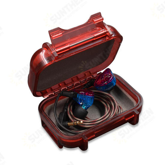 CCA Portable Hard Case Accessories Storage Bag Colorful Waterproof Protective Cover for Earphone