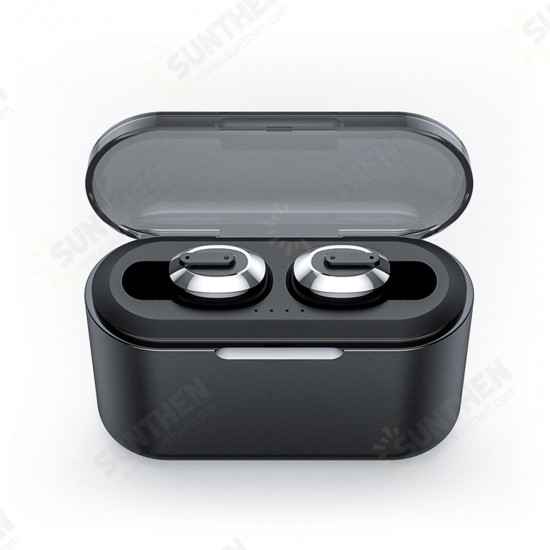 [CVC8.0 Noise Canceling] bluetooth 5.0 Mini Wireless Earphone IPX7 Waterproof Headphones With 3000mAh Charging Box Power Bank