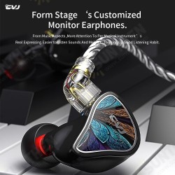 Angel Wing 3.5mm Wired Earphones Electrostatic Dynamic Balanced HiFi Monitor Sport Music Earphone Headphones Angel Wing 3.5mm Wired Earphones Electrostatic Dynamic Balanced HiFi Monitor Sport Music Earphone Headphones