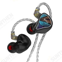 Angel Wing 3.5mm Wired Earphones Electrostatic Dynamic Balanced HiFi Monitor Sport Music Earphone Headphones Angel Wing 3.5mm Wired Earphones Electrostatic Dynamic Balanced HiFi Monitor Sport Music Earphone Headphones