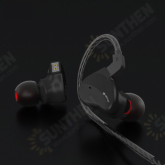 Mirror Wired Earphones Monitor Original HiFi Sound 2BA Drivers+10mm Big Dynamic Driver Ergonomic Noise Reduction Earbuds 3.5MM Sports Music Gaming In-Ear Headphones with Mic Mirror Wired Earphones Monitor Original HiFi Sound 2BA Drivers+10mm Big Dynamic Driver Ergonomic Noise Reduction Earbuds 3.5MM Sports Music Gaming In-Ear Headphones with Mic