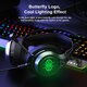 GH05 Wired Gaming Headphones USB 7.1 Stereo Surround Sound ENC Noise Reduction 50MM Driver Luminous Gaming Headset with Mic for Laptop PC Computer