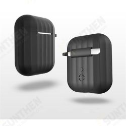 Portable Shockproof Dirtproof Silicone Wireless bluetooth Earphone Storage Case with Anti-lost Rope & Keychain for Apple Airpods 1/2 Portable Shockproof Dirtproof Silicone Wireless bluetooth Earphone Storage Case with Anti-lost Rope & Keychain for Apple Airpods 1/2