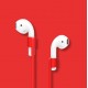 Portable Shockproof Dirtproof Silicone Wireless bluetooth Earphone Storage Case with Anti-lost Rope & Keychain for Apple Airpods 1/2 Portable Shockproof Dirtproof Silicone Wireless bluetooth Earphone Storage Case with Anti-lost Rope & Keychain for Apple Airpods 1/2
