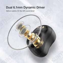 [Dual Dynamic] BW-FYE13 bluetooth Earphone QCC3040 APT Low Latency HiFi Stereo CVC HD Calls IPX5 Waterproof Headphone