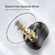 [Dual Dynamic] BW-FYE13 bluetooth Earphone QCC3040 APT Low Latency HiFi Stereo CVC HD Calls IPX5 Waterproof Headphone