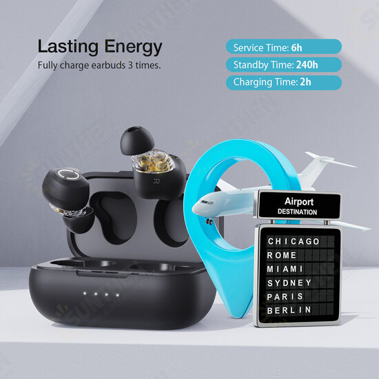 [Dual Dynamic] BW-FYE13 bluetooth Earphone QCC3040 APT Low Latency HiFi Stereo CVC HD Calls IPX5 Waterproof Headphone