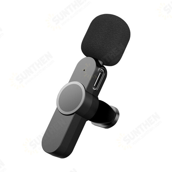EP033 Mini Type-C Lightnings Plug Play Lapel Microphone Wireless Lavalier Mic for Live Stream Vloggers Interview Auto-syncs Clip-on EP033 Mini Type-C Lightnings Plug Play Lapel Microphone Wireless Lavalier Mic for Live Stream Vloggers Interview Auto-syncs Clip-on