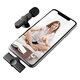 EP033 Mini Type-C Lightnings Plug Play Lapel Microphone Wireless Lavalier Mic for Live Stream Vloggers Interview Auto-syncs Clip-on EP033 Mini Type-C Lightnings Plug Play Lapel Microphone Wireless Lavalier Mic for Live Stream Vloggers Interview Auto-syncs Clip-on