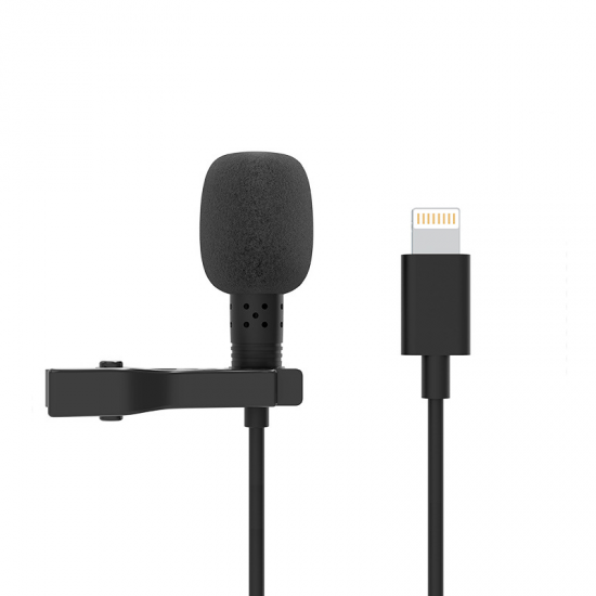 Lightnings Lavalier USB Microphone Omnidirectional Pointing Condenser Microphone for Computer Game Anchor Live K Song Conference