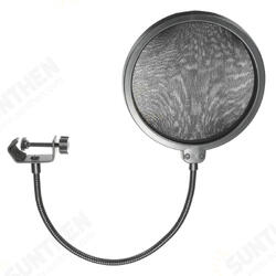 Flexible Dual Double Layer Record Studio Microphone Professional Mic Windscreen Pop Filter Shield Flexible Dual Double Layer Record Studio Microphone Professional Mic Windscreen Pop Filter Shield