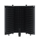 Foldable Microphone Acoustic Isolation Shield Acoustic Foams Studio Panel for Recording Live Broadcast Foldable Microphone Acoustic Isolation Shield Acoustic Foams Studio Panel for Recording Live Broadcast
