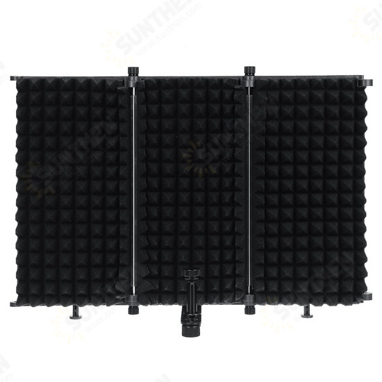 Foldable Microphone Acoustic Isolation Shield Acoustic Foams Studio Panel for Recording Live Broadcast Foldable Microphone Acoustic Isolation Shield Acoustic Foams Studio Panel for Recording Live Broadcast
