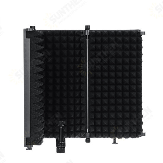 Foldable Microphone Acoustic Isolation Shield Acoustic Foams Studio Panel for Recording Live Broadcast Foldable Microphone Acoustic Isolation Shield Acoustic Foams Studio Panel for Recording Live Broadcast