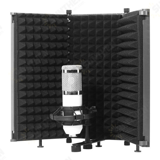 Foldable Microphone Acoustic Isolation Shield Acoustic Foams Studio Panel for Recording Live Broadcast Foldable Microphone Acoustic Isolation Shield Acoustic Foams Studio Panel for Recording Live Broadcast