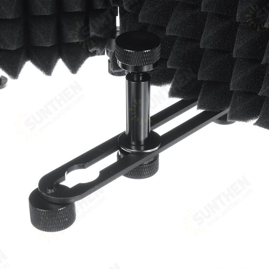 Foldable Microphone Acoustic Isolation Shield Acoustic Foams Studio Panel for Recording Live Broadcast Foldable Microphone Acoustic Isolation Shield Acoustic Foams Studio Panel for Recording Live Broadcast
