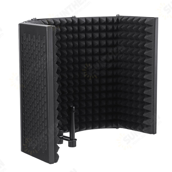 Foldable Microphone Acoustic Isolation Shield Acoustic Foams Studio Panel for Recording Live Broadcast Microphone Accessories Foldable Microphone Acoustic Isolation Shield Acoustic Foams Studio Panel for Recording Live Broadcast Microphone Accessories