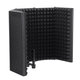 Foldable Microphone Acoustic Isolation Shield Acoustic Foams Studio Panel for Recording Live Broadcast Microphone Accessories Foldable Microphone Acoustic Isolation Shield Acoustic Foams Studio Panel for Recording Live Broadcast Microphone Accessories