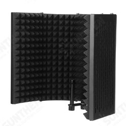 Foldable Microphone Acoustic Isolation Shield Acoustic Foams Studio Panel for Recording Live Broadcast Microphone Accessories Foldable Microphone Acoustic Isolation Shield Acoustic Foams Studio Panel for Recording Live Broadcast Microphone Accessories