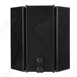 Foldable Microphone Acoustic Isolation Shield Acoustic Foams Studio Three-door Noise Enclosure Panel Filter Foldable Microphone Acoustic Isolation Shield Acoustic Foams Studio Three-door Noise Enclosure Panel Filter