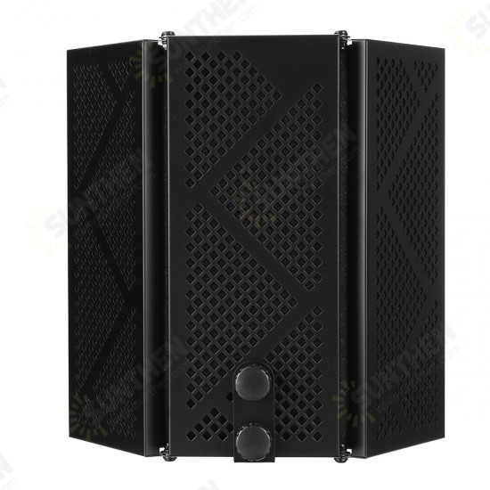 Foldable Microphone Acoustic Isolation Shield Acoustic Foams Studio Three-door Noise Enclosure Panel Filter Foldable Microphone Acoustic Isolation Shield Acoustic Foams Studio Three-door Noise Enclosure Panel Filter