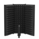 Foldable Microphone Acoustic Isolation Shield Acoustic Foams Studio Three-door Noise Enclosure Panel Filter Foldable Microphone Acoustic Isolation Shield Acoustic Foams Studio Three-door Noise Enclosure Panel Filter