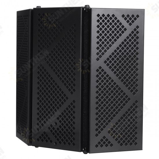 Foldable Microphone Acoustic Isolation Shield Acoustic Foams Studio Three-door Noise Enclosure Panel Filter Foldable Microphone Acoustic Isolation Shield Acoustic Foams Studio Three-door Noise Enclosure Panel Filter