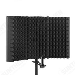 Foldable Microphone Acoustic Isolation Shield Studio Foams Panel for Recording Live Broadcast Microphone Foldable Microphone Acoustic Isolation Shield Studio Foams Panel for Recording Live Broadcast Microphone