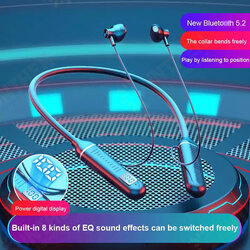 G09 Wireless Earphone bluetooth V5.3 HiFi Stereo 800mAh Battery LED DiSpaly Waterproof Soft Wire Sports Neck Hanging Headset G09 Wireless Earphone bluetooth V5.3 HiFi Stereo 800mAh Battery LED DiSpaly Waterproof Soft Wire Sports Neck Hanging Headset