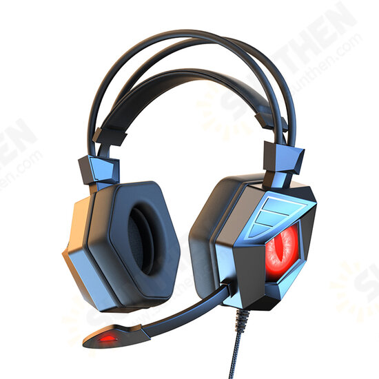 G15 Gaming Wired Headset 3.5mm+USB Plug 40mm Large Drivers Colorful Light Gaming Headphone