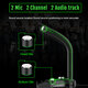 GK Multifunctional USB 3.5mm LED Wired Omnidirectionnel Game Microphone with Dual Mics with HD Smart Sound Card for Computer Laptop GK Multifunctional USB 3.5mm LED Wired Omnidirectionnel Game Microphone with Dual Mics with HD Smart Sound Card for Computer Laptop