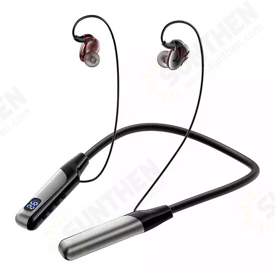 H6 Wireless Earphone bluetooth V5.3 HiFi Sound 400mAh LED Battery Display Waterproof Soft Wire Sports Neck Hanging Headset H6 Wireless Earphone bluetooth V5.3 HiFi Sound 400mAh LED Battery Display Waterproof Soft Wire Sports Neck Hanging Headset