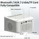 HF18W 10W bluetooth 5.0 Speaker Portable Speaker HiFi Stereo Subwoofer Surround Sound HD Audio 1000mAh Battery LED Display FM Radio Alarm Clock Phone Charger Hands-free Calls HF18W 10W bluetooth 5.0 Speaker Portable Speaker HiFi Stereo Subwoofer Surround Sound HD Audio 1000mAh Battery LED Display FM Radio Alarm Clock Phone Charger Hands-free Calls